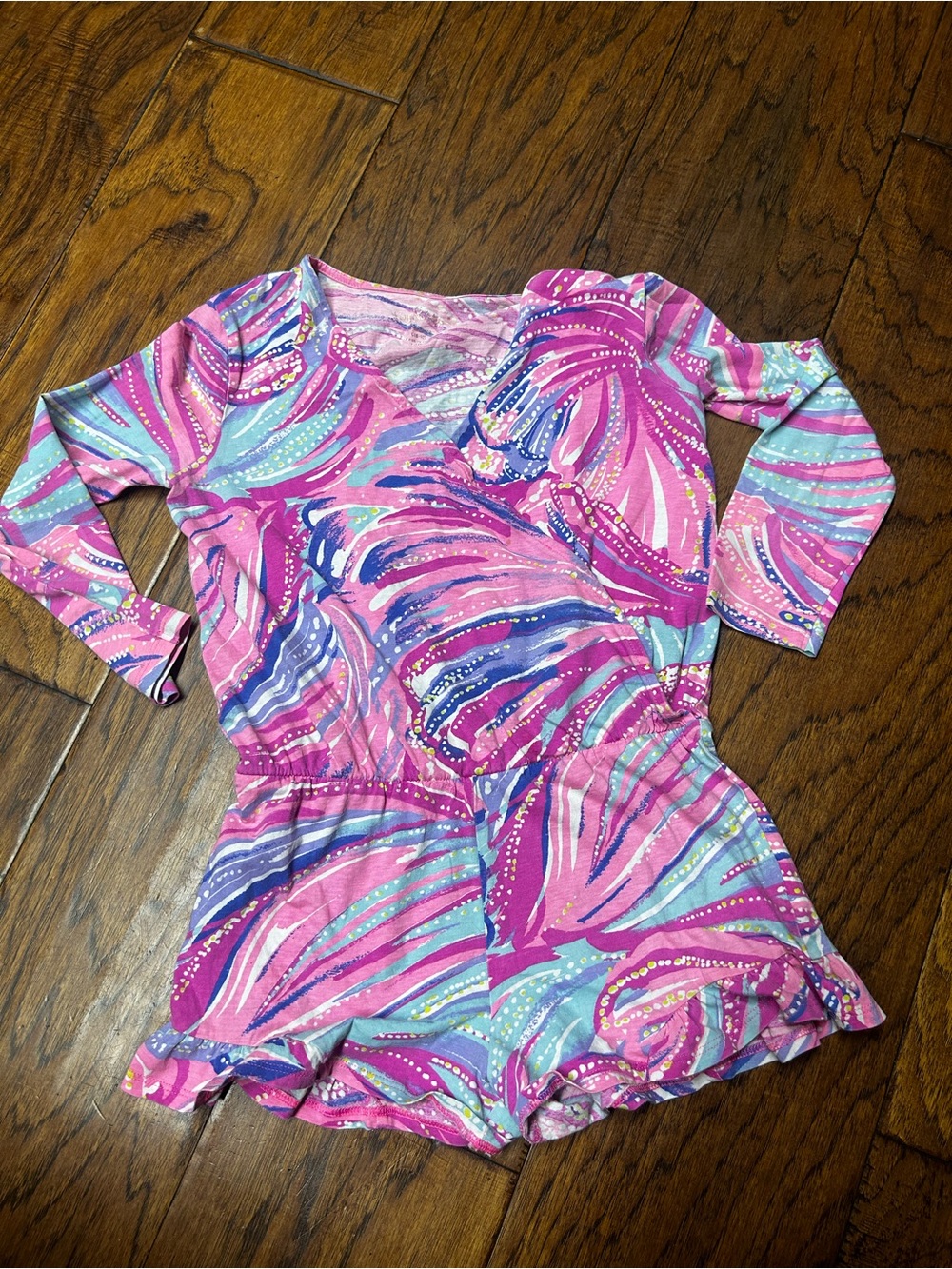 Lilly Pulitzer Girls Oh‎ My Guava Mini Fanning Romper